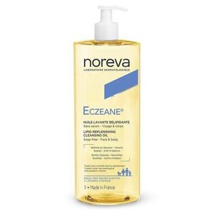 noreva Huile Lavante Relipidante ECZEANE- Visage et Corps - Peaux Très Sèches