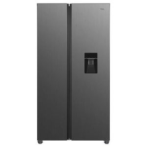 TCL Refrigerateur Americain - P575SBGWD - 2 Portes - 433Lt(288L+145L) - Grey - 220-240V - R600A - Dist. D'Eau