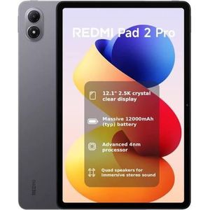 Xiaomi Redmi Pad2 Pro 5G - 12.1"- 8 Go + 256 Go - Gris Graphite