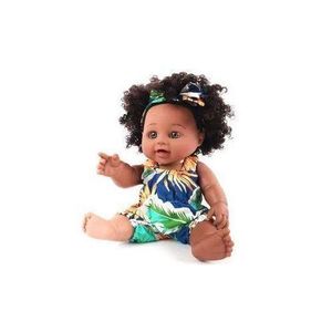 Poupée Noire Africaine 30cm avec vêtements interchangeables