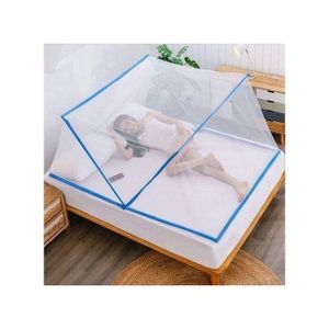 Magnifique Moustiquaire 2 Places Pliable Et Démontable Pour Adulte - Transparent..