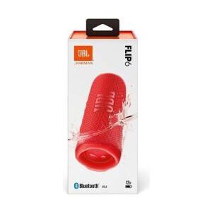 Jbl Flip 6 Etanche à L'eau Et à La Poussière - Basses Profondes - 12 Heures D'autonomie - ROUGE