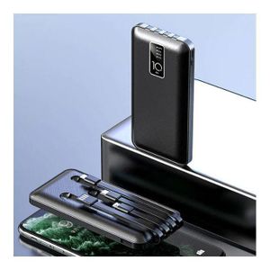 Powerbank PSL 10000mAh Avec Câbles Intégrés A Une Capacité Tres Rapite  BN