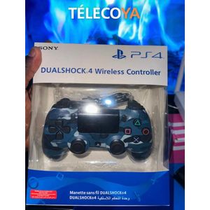 Manette ps4 DUALSTOCK 4 édition camouflage bleu