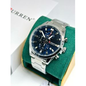 Curren Montre De Luxe En Acier Inoxydable - Etanch Homme - Argent