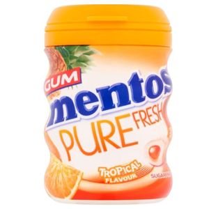 Mentos Pure Fresh Tropical Gum 35 Pieces