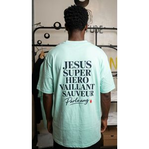 tshirt chrethien taille palesang 100% coton Oversize 