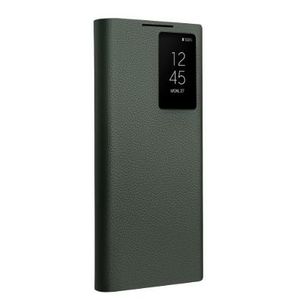 Etui à Rabat Intelligent Compatible Pour Samsung Galaxy S23 ULTRA - VERT