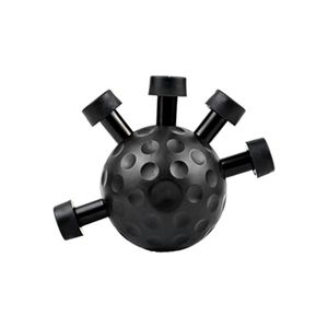 Boule Renforçateur de Préhension, Appareil Musculation Main et Doigts , Grip Force et Souplesse (Noir)