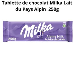 Milka Tablette de chocolat au lait du pays alpin 250g