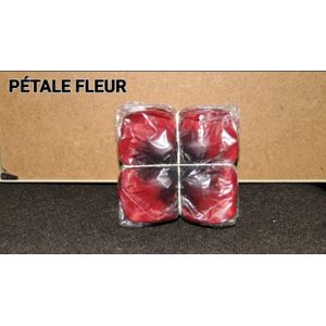 Lot de 100 Pétales de Fleurs Artificielles - Mix Rouge Rubis et Noir