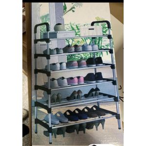 Meuble à chaussures multifonctionnel 6 niveaux