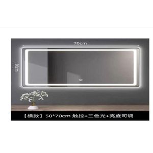 Miroir Led rectangulaire 50 x 70 Cm