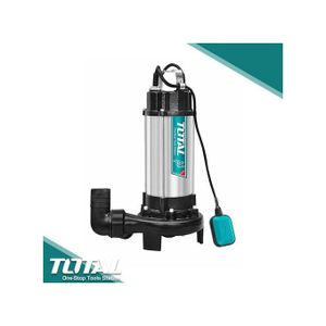 TOTAL Pompe à Eau Emerge Metallique 1500W