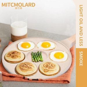 Poêle Pancakes Multi-Empreintes 7 Formes – Antiadhésive
