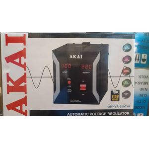 AKAI Stabilisateur Automatique De Tension Numérique 2000VA Avec Port USB