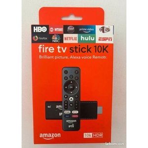 Amazon Fire TV Stick 10k Android Ram 2GO 16GB Noir