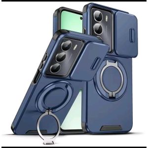 Coque Infinix Hot 60 pro plus bleu Rob vip 