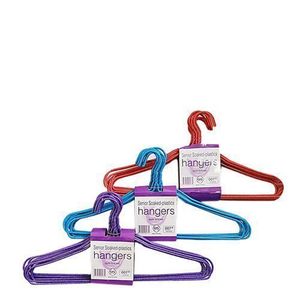 Cintre En Métal Plastifiée. Lot De 30 Cintres - Multicolore