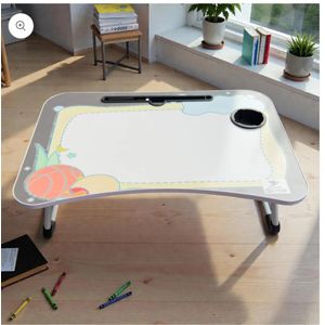 Table mini bureau pliable pour livres/ordinateur pour enfants avec motifs éducatifs