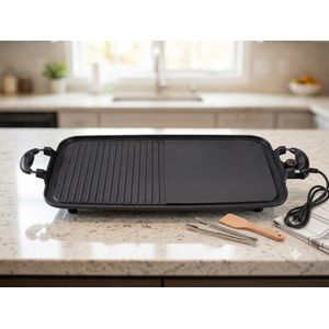 Plancha électrique double Zone (multi Grill pan 57×27cm)