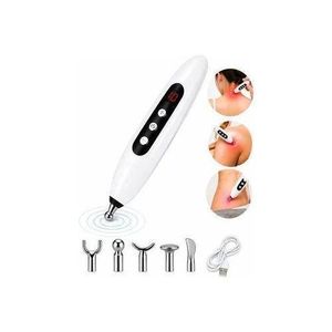 Stylo de Massage Électrique 5-en-1 – Appareil Multi-fonctions Lifting Visage & Corps Haute Précision