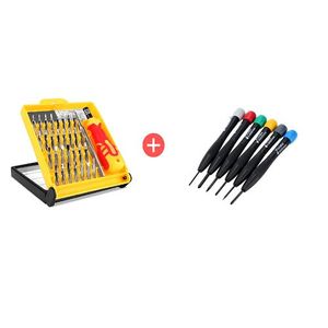 Generic Jeu De Tournevis 7 Pièces Électriques Avec Stylo De Test 7690 -  Rouge/Jaune - Prix pas cher