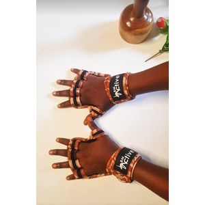 des gants ou lanières de musculation sans doigts avec support de poignet intégré