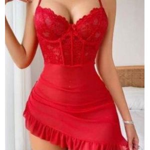 Mode Ensemble lingerie rouge passion