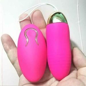 Œuf vibrant rose avec télécommande sans fil