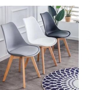 3 Lot Chaises Tabourets Confortable