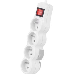 Rallonge Electrique - Rallonge Multiprise Filaire / Rallonge 4 Prises Avec Interrupteur