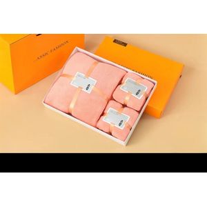 Coffret de Serviettes de Bain 3 Pièces – Ultra Douces, Très Absorbantes – Rose