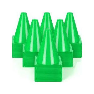 10 Ufolet Cône D'entraînement De Football Pratique Et Durable De Haute Qualité JAUNE