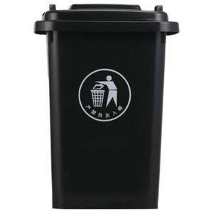 Poubelle Plastique 40L avec Couvercle – Bac de Tri Résistant