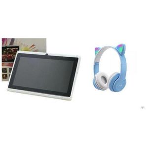 Luxury Touch Tablette Educative enfant A88, 7 pouces Android 10, 8 Go de RAM, 128Go de ROM, Bluetooth, Wi-Fi + un casque offert