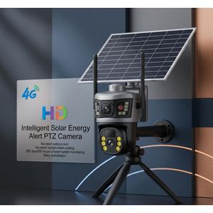 Ptz Caméra Solaire 4G  Sécurité autonome & connectée 