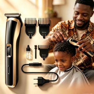 Kemei Tondeuses à cheveux pour hommes professionnelles - Tondeuses de barbier sans fil et avec fil pour couper et coiffer les cheveux