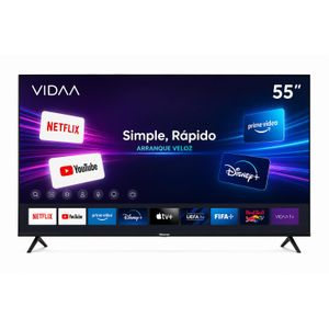 Hikers 55" Smart TV Ultra HD 4K - WiFi - YouTube, Prime Video - Décodeur Intégré + Support Mural Offert