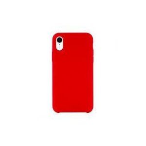 coque sillicone iphone XR - rouge