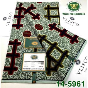 Hollandais Wax Vilsco Pagne Hollandais Authentique 14/5948 GRILLAGE 