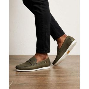 Dehavilland Chaussures de ville élégantes pour homme, chaussures de bureau décontractées , Chaussure Baladeuse - Homme - Vert
