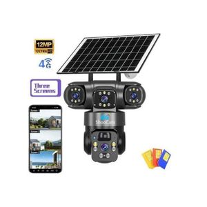 CALUS Caméra De surveillance solaire _VC 21-4G qui prend puce et contrôle à distance