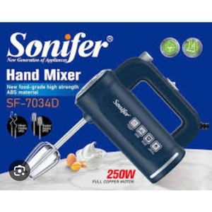 Sonifer Batteur Électrique Manuel 250W Multifonction SF-7034D