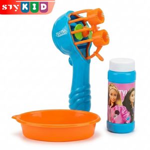 STY Temps de bulle d’amusement de Machine de bulle de Fan pour les enfants 4-6 ans (piles d’aa 1.5V non incluses)