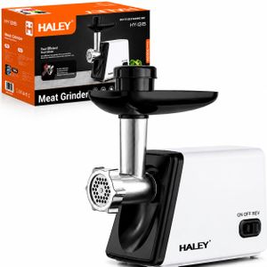 HALEY Hachoir à Viande Électrique 3000 W – Hachoir avec Fonction ON/OFF/REV, Plateau d’Alimentation et Système de Hachage en Acier Inoxydable