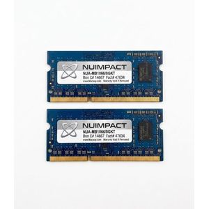 Memoir  RAM DDR3 NUIPACT - 8 Go - 1066 - PC3 - 1066 MHz 1,2 V  mémoire SODIMM pour ordinateur portable 