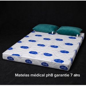Dodo Matelas médical 2 places ep20 cm avec deux coussins garantie 7 ans 