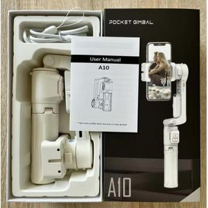 Pocket Gimbal A10 – Stabilisateur Smartphone 2 Axes Pliable et Portable