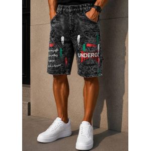 Culotte Jeans Pour Homme - Gris